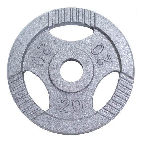 Vlakke halterbank met 130 kg olympische halter 7/15