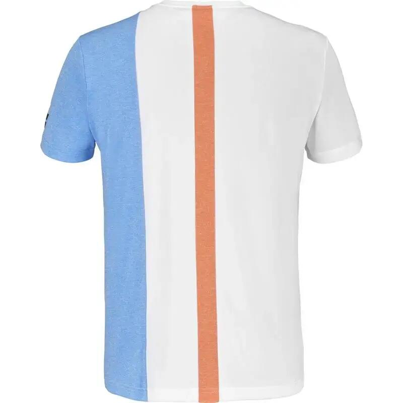 Camiseta Babolat Play Crew Neck Blanco Azul Junior 3/5