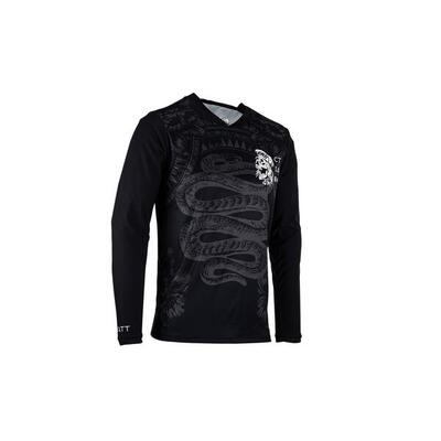 Maglia MTB Gravity 3.0 a manica lunga con ottima vestibilità Nero Uomo