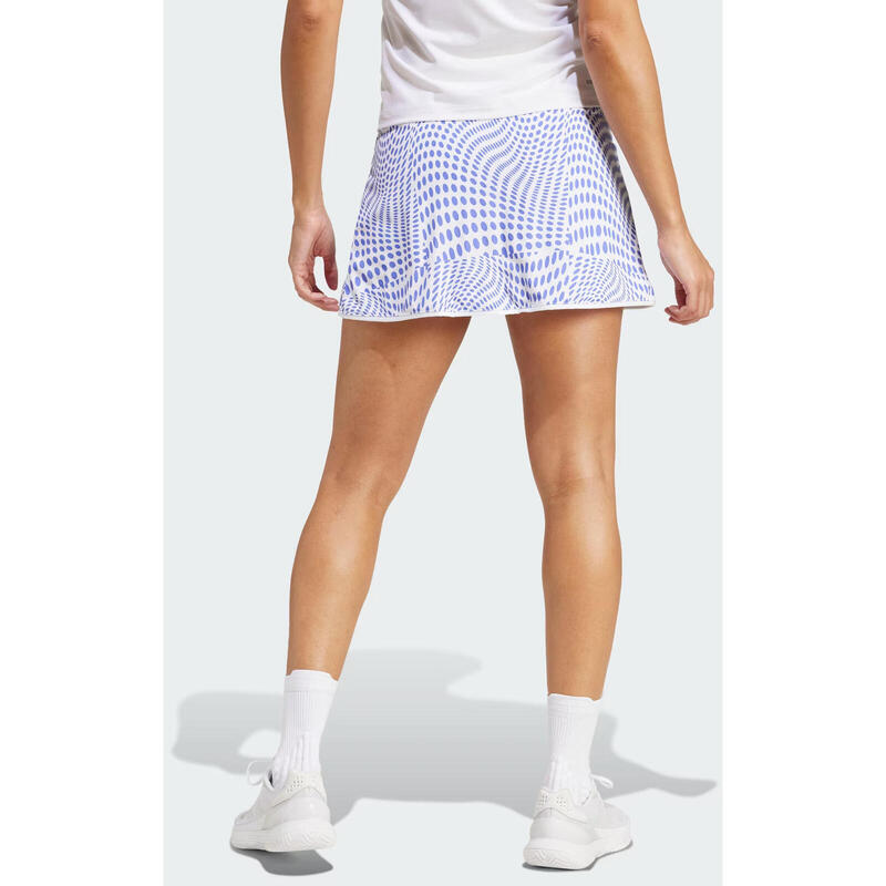 Fusta femei adidas Club Graphic Skirt, Albastru