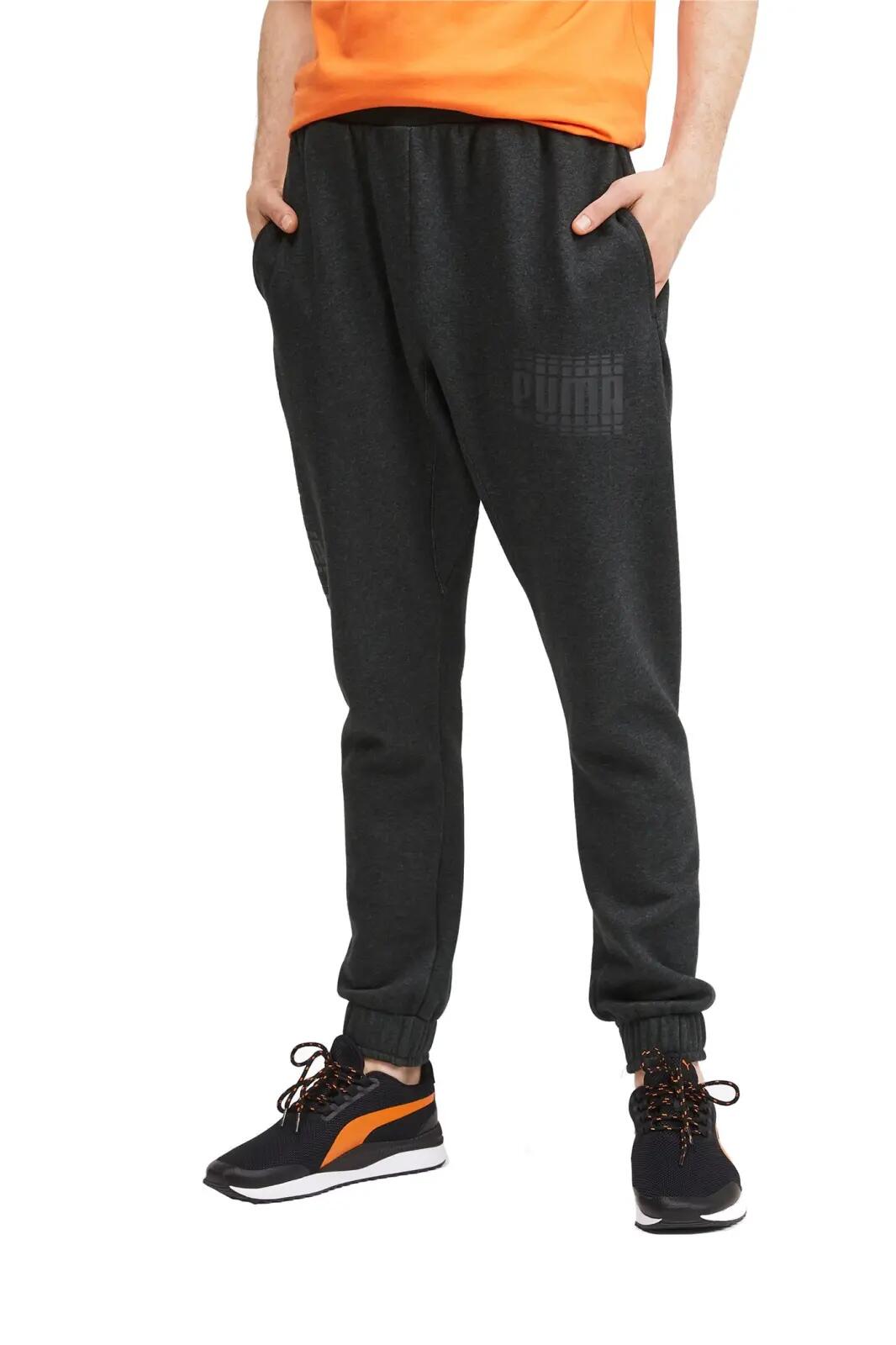 Pantaloni sport barbati Puma Rebel Bold Gri S 5/5
