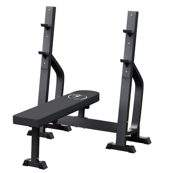 Gorilla Sports - Banc De Musculation Renforcé Avec Logo - Banc De Musculation - Noir - Taille Unique - Decathlon