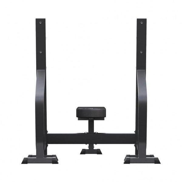 Vlakke Halterbank - Fitnessbank - Haltersteunen - Belastbaar tot 250 kg - Zwart 7/7