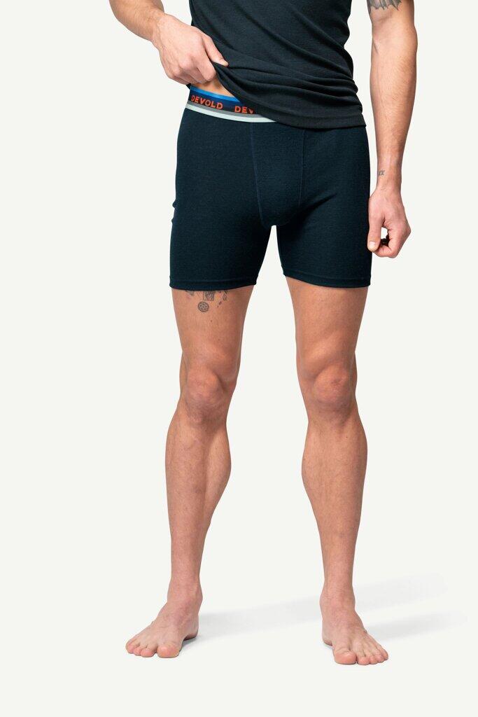 Pánské turistické boxerky Lauparen Merino 190 Boxer 3/4
