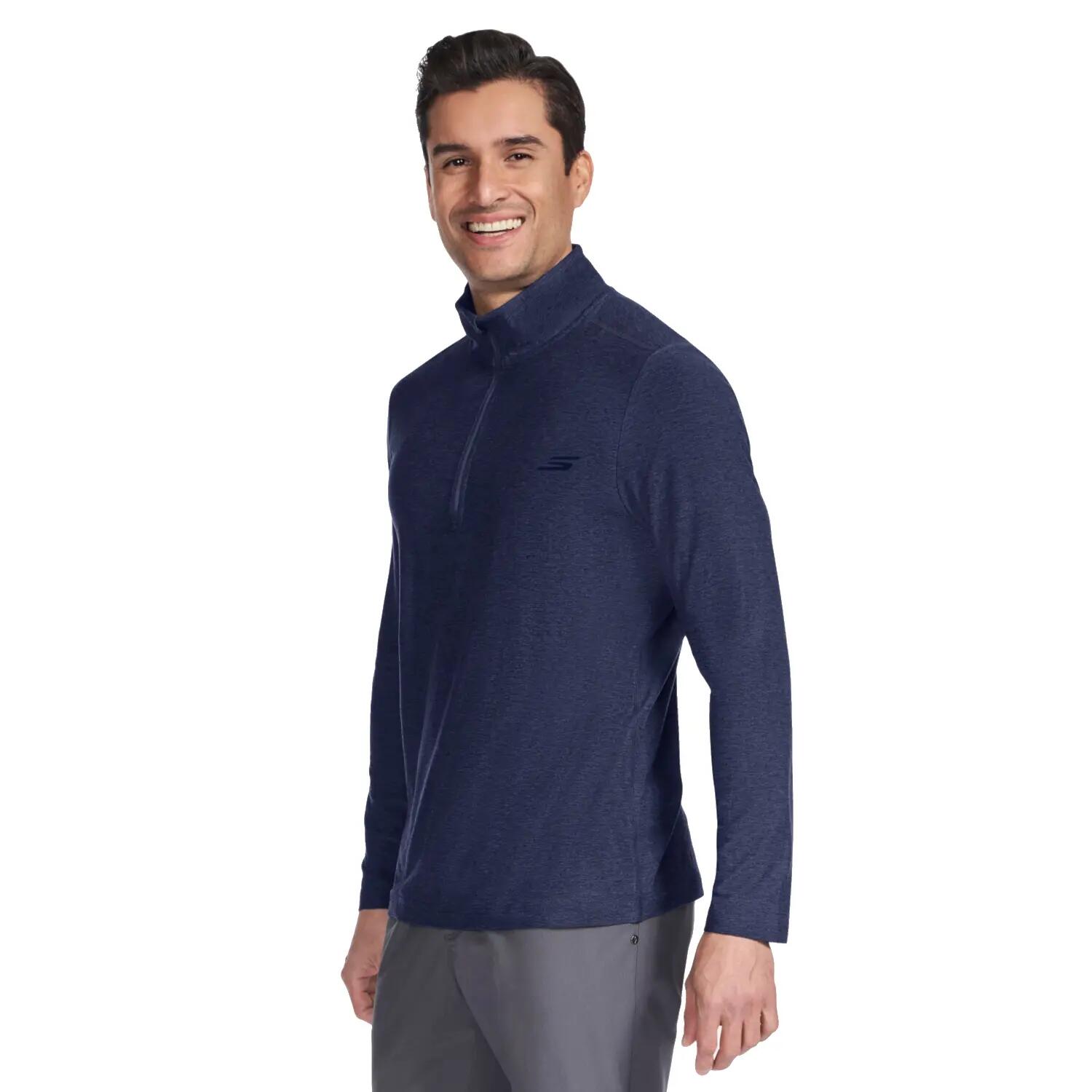 Bluza dresowa sportowa męska GoDri All Day 1/4 Zip 2/3