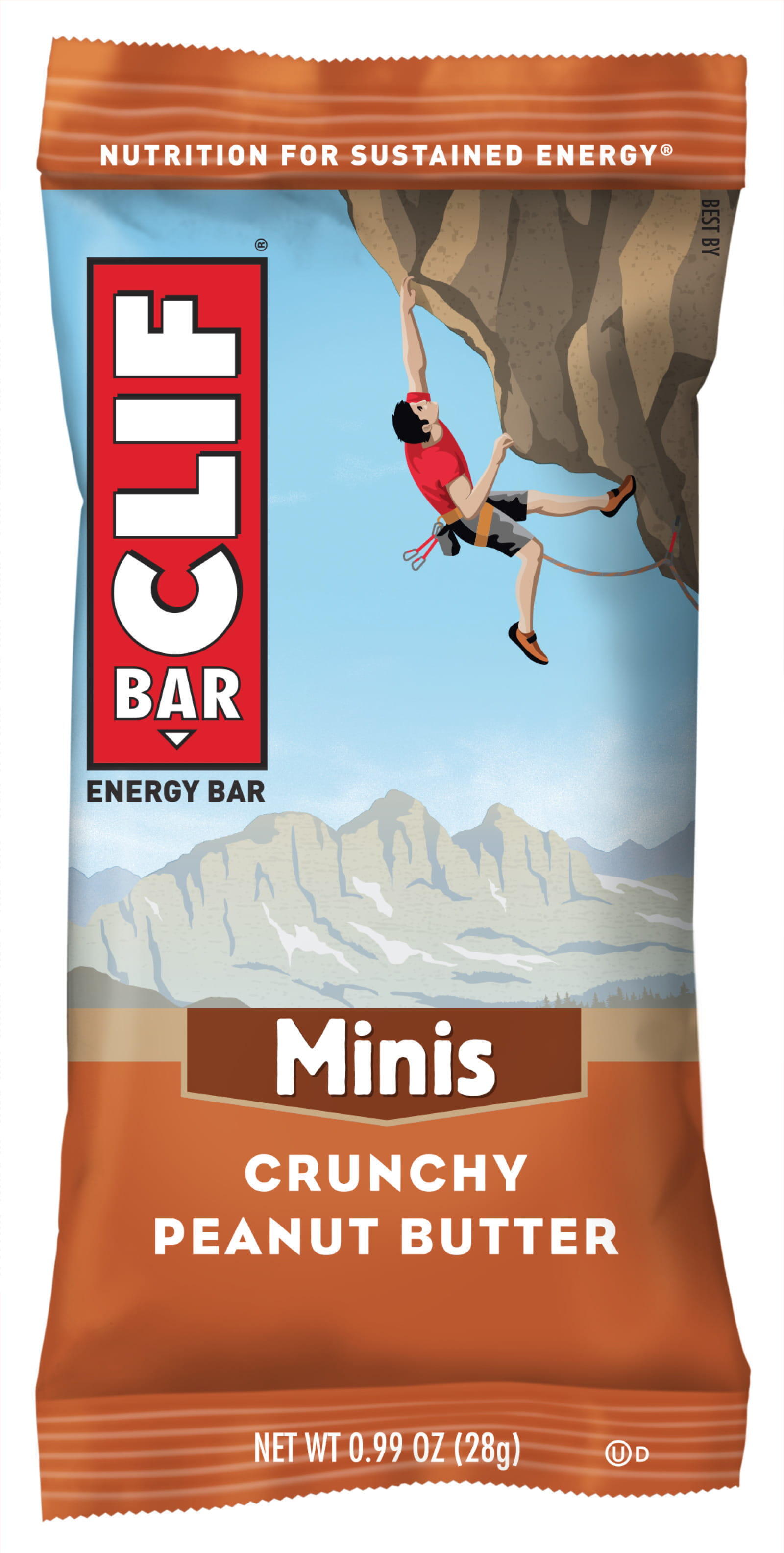 CLIF Clif Bar Mini's - Crunchy Peanut Butter - 280 gram (10 repen)