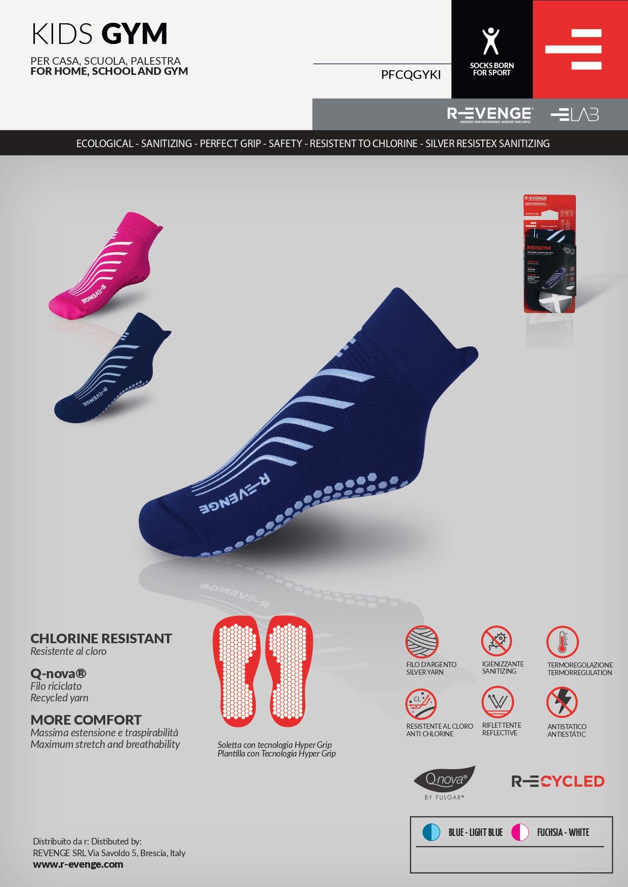 Chaussette Kids Gym Bleu 7/7