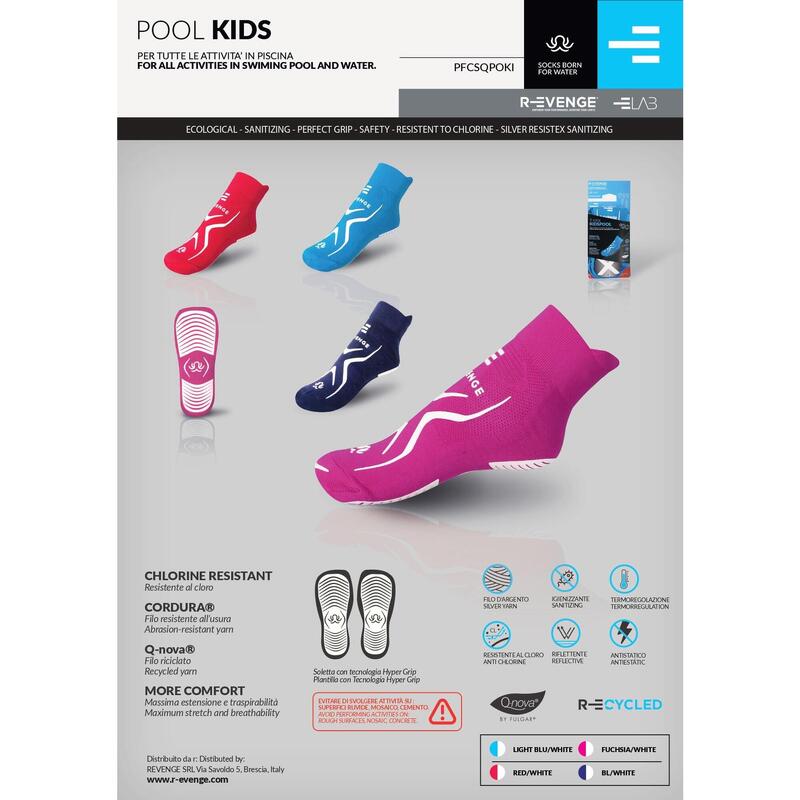 Kit 4 șosete Pool Kids, câte una pe culoare, la prețul a 3