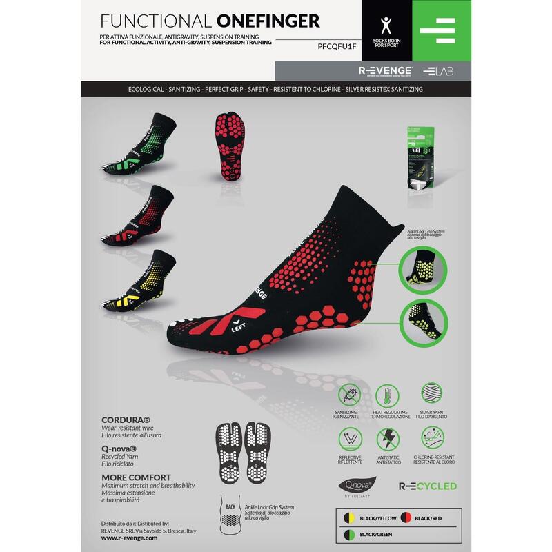 Șosetă Functional culoare, ideală pentru activități funcționale și antigravity.