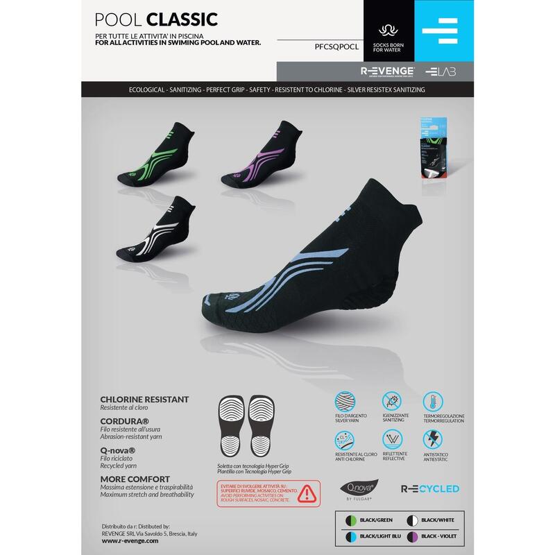 Kit 4 șosete Pool Classic, câte una pe culoare, la prețul a 3