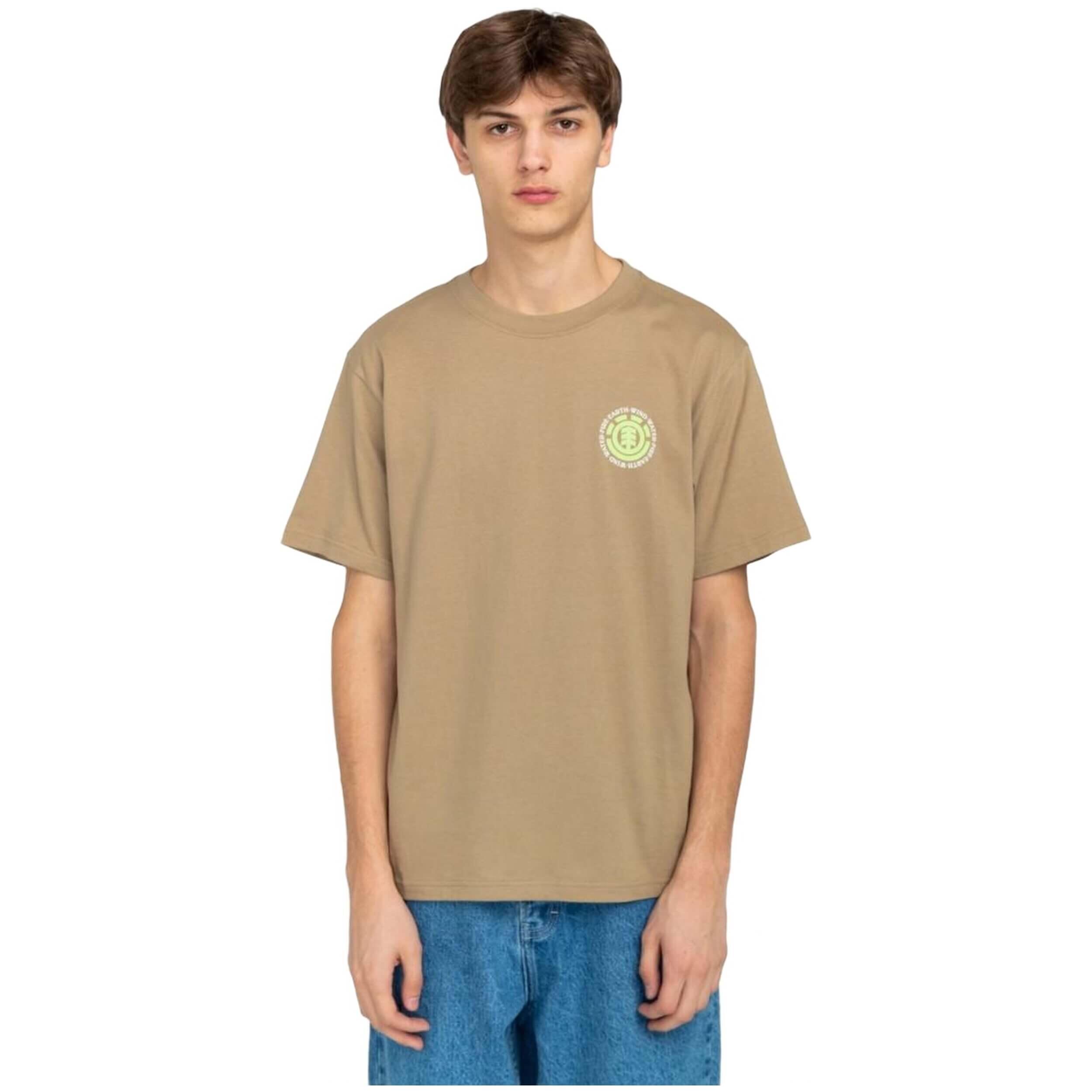 T-shirt Element modelo ELYZT00154-KHAK para homem 3/5