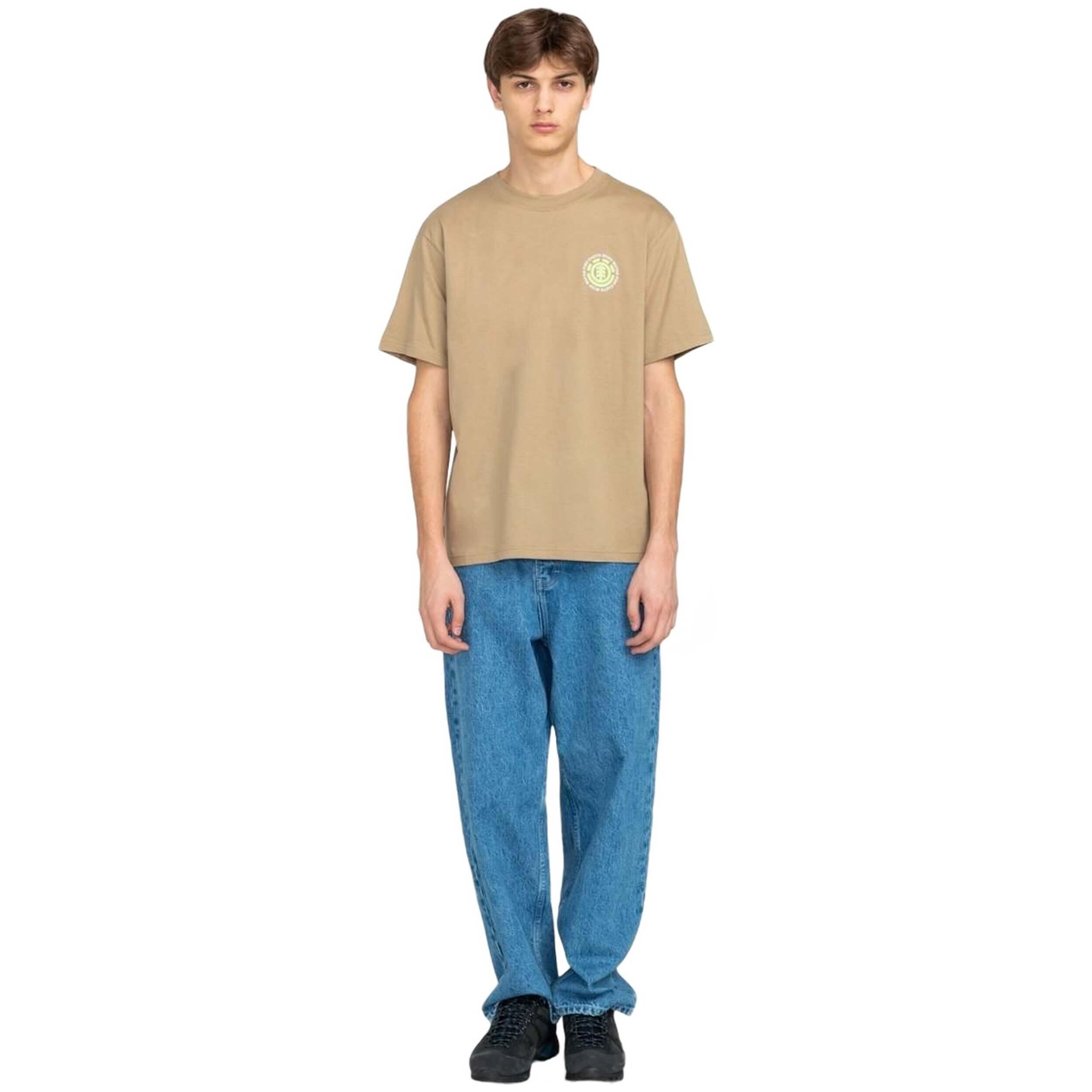 T-shirt Element modelo ELYZT00154-KHAK para homem 5/5