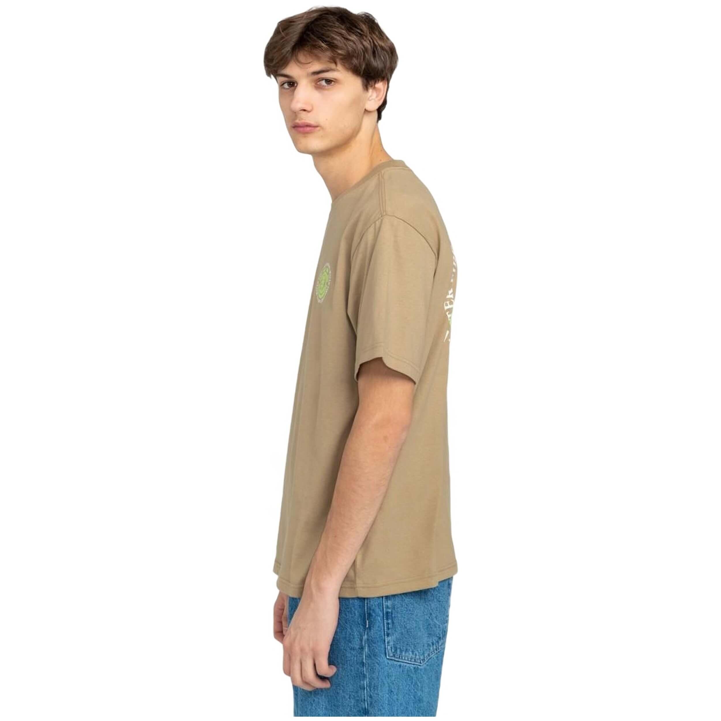 T-shirt Element modelo ELYZT00154-KHAK para homem 4/5