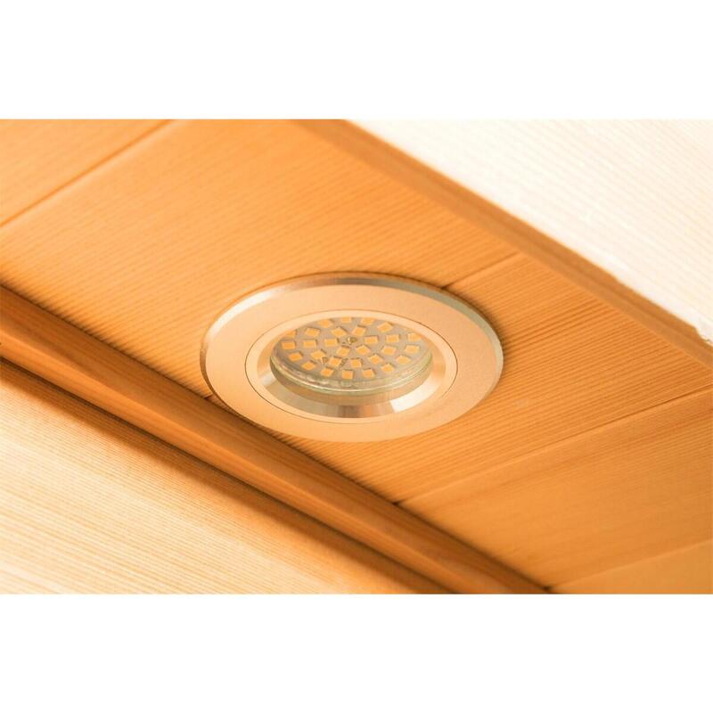 Apollon Quartz 3 loc. – Saună infraroșu pătrată pentru relaxare și bine total