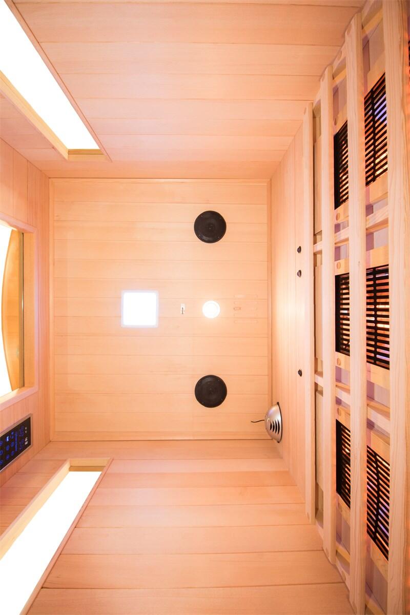 Sauna Apollon 2 lugares – Sauna infravermelho para relaxamento intenso 6/7