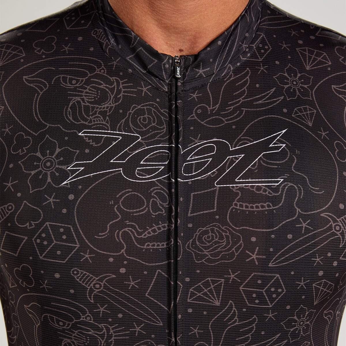 Maillot Ciclismo manga corta Hombre ZOOT LTD BIKE AERO BLACK ROAR Negro 3/6