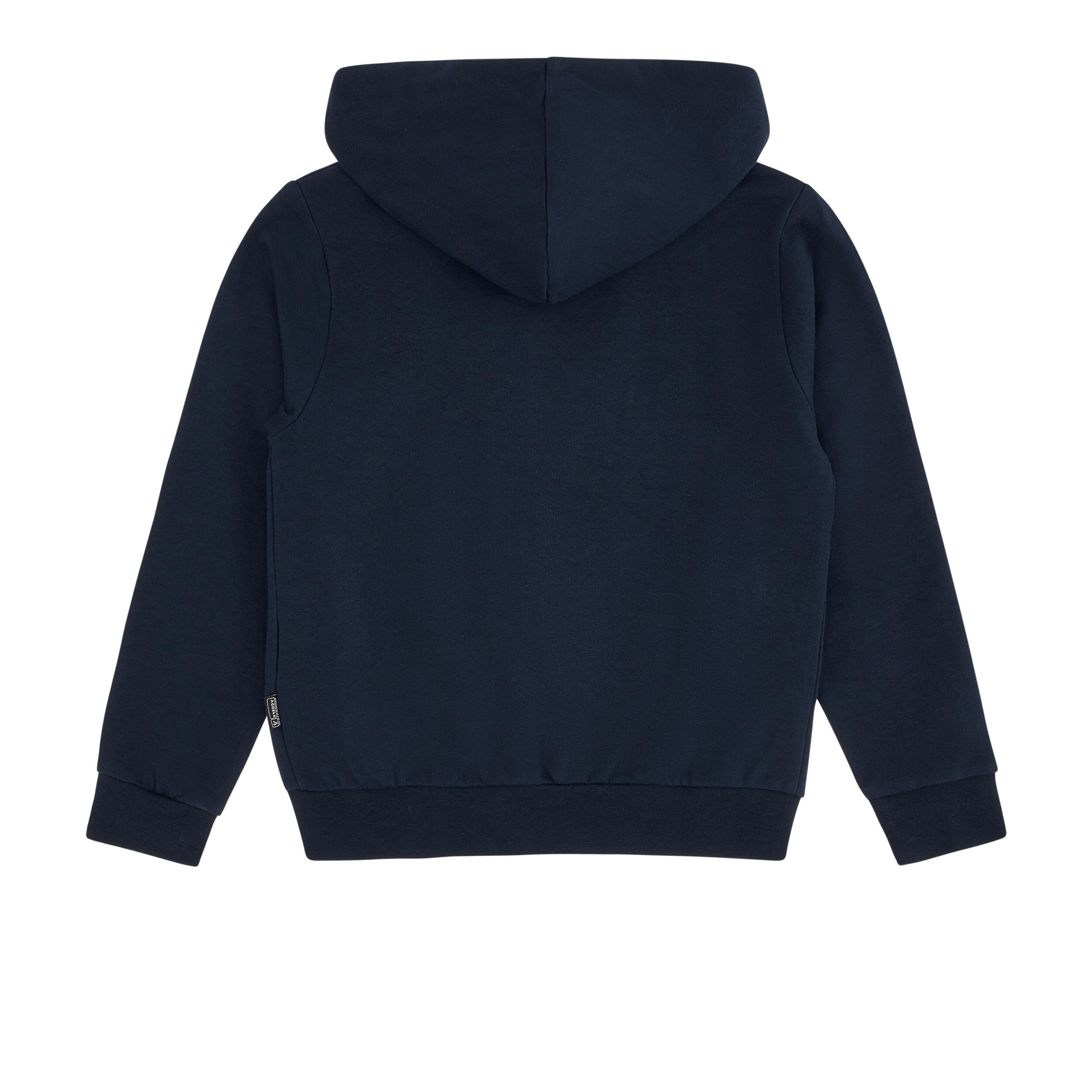 Felpa full zip e cappuccio con stampe a contrasto 2/2