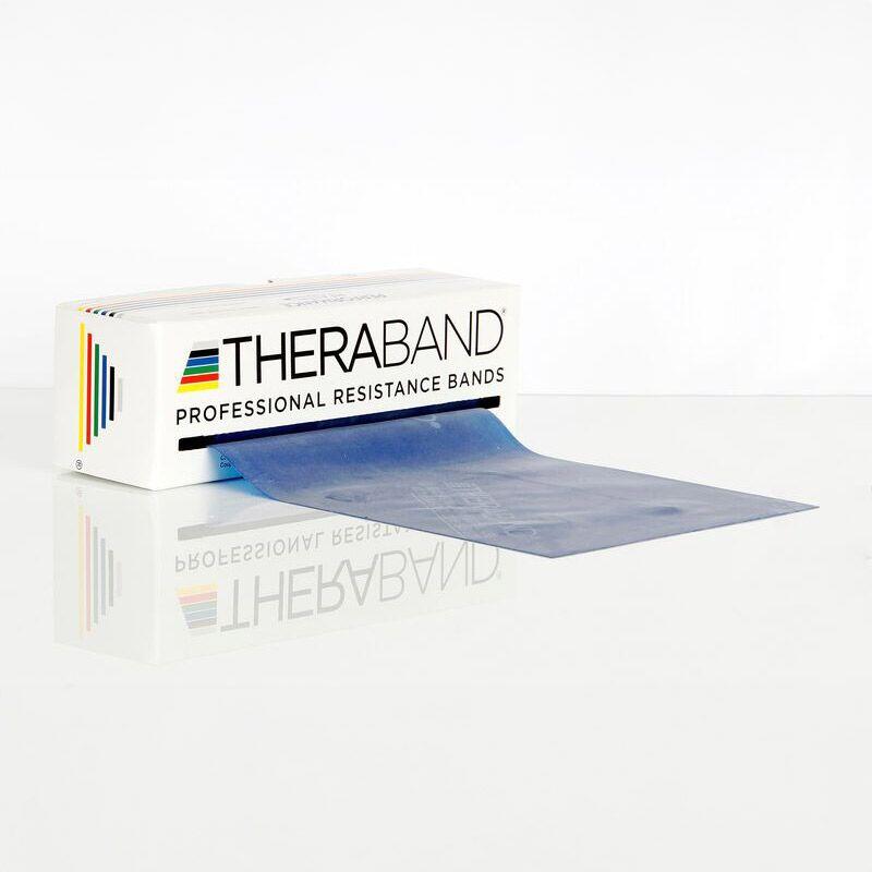THERABAND Posilovací guma 5,5 m, modrá, extra silná