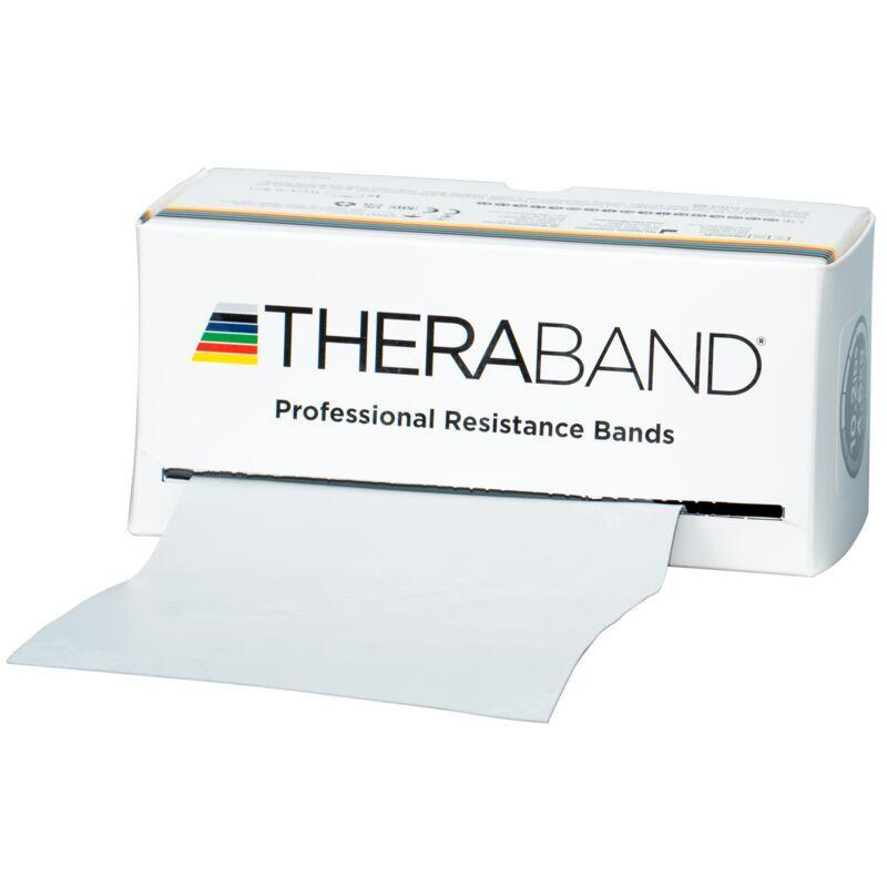 THERABAND Posilovací guma 5,5 m, stříbrná, super silná