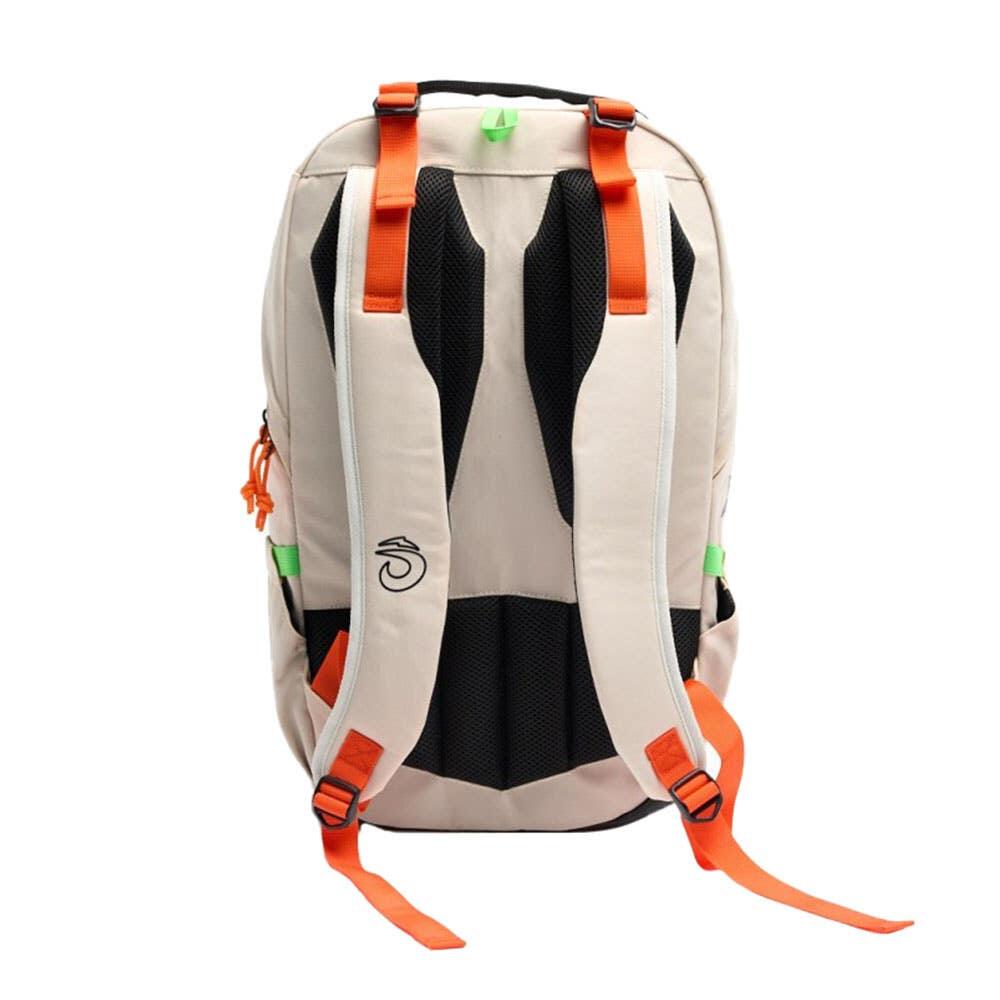 Mochila Lok Maxx Offwhite Branco Laranja 3/3