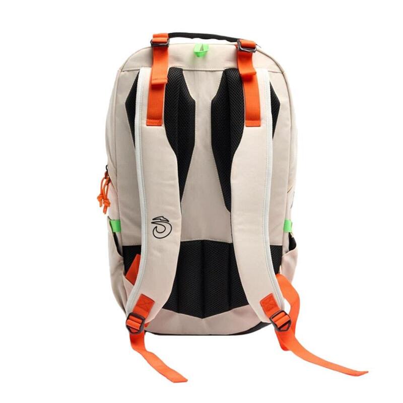 Backpack Lok Maxx Offwhite White Orange