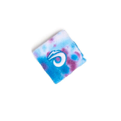 Lok Tyedye-armband Kurz Blau