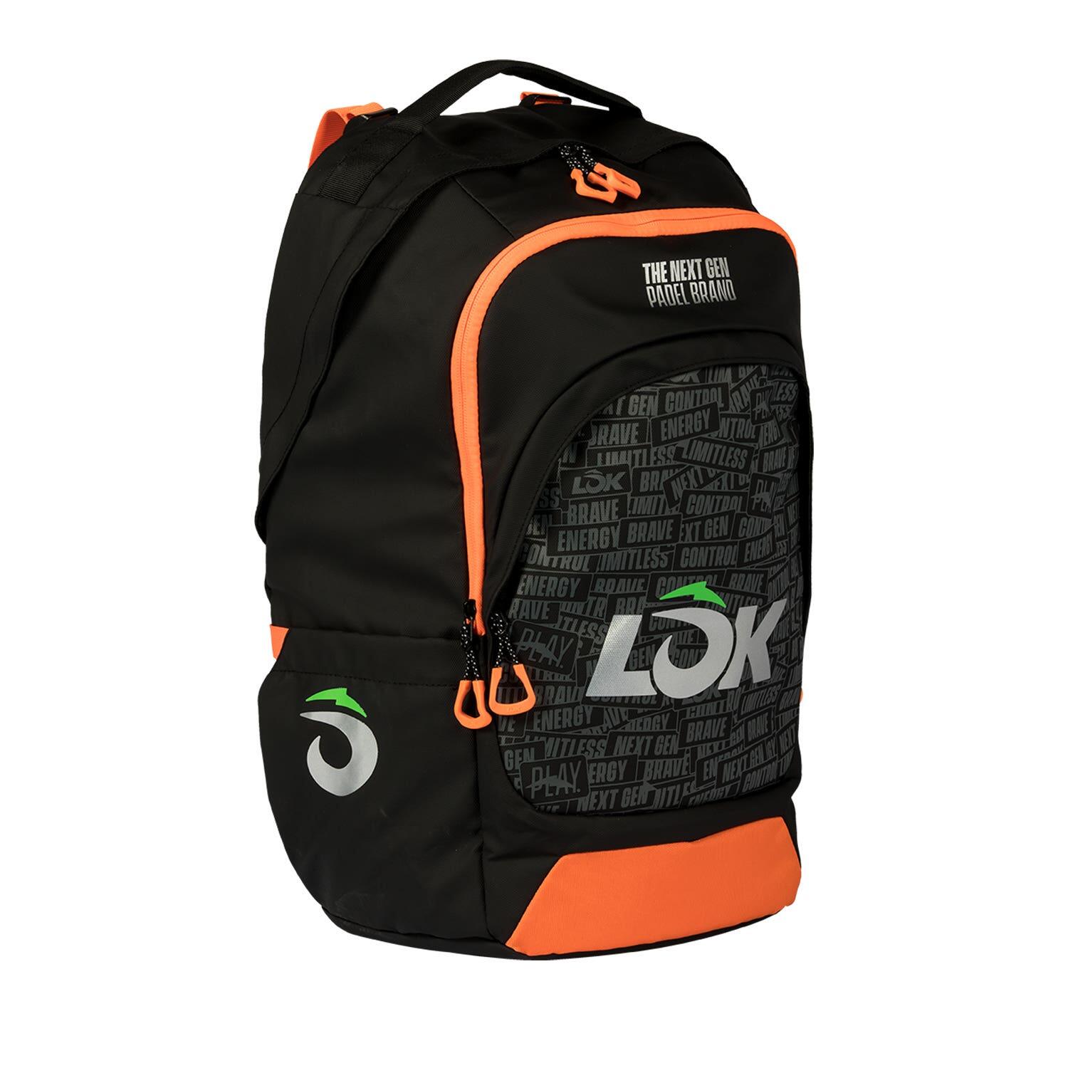 Mochila Lok Maxx Gen 2 Negro/naranja Lb1ma0u23 3/7