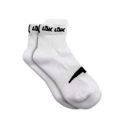 Lok Akzent Kurze Socken Weiss