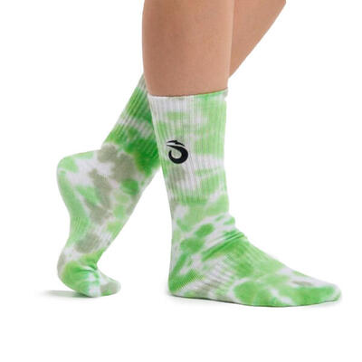 Lok tyedye socks green