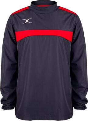 Training top photon warm up donker blauw/rood