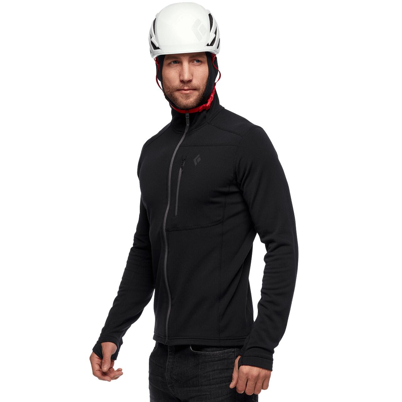 Sweat de trekking homme Black Diamond Coefficient Fleece Hoody 3/7