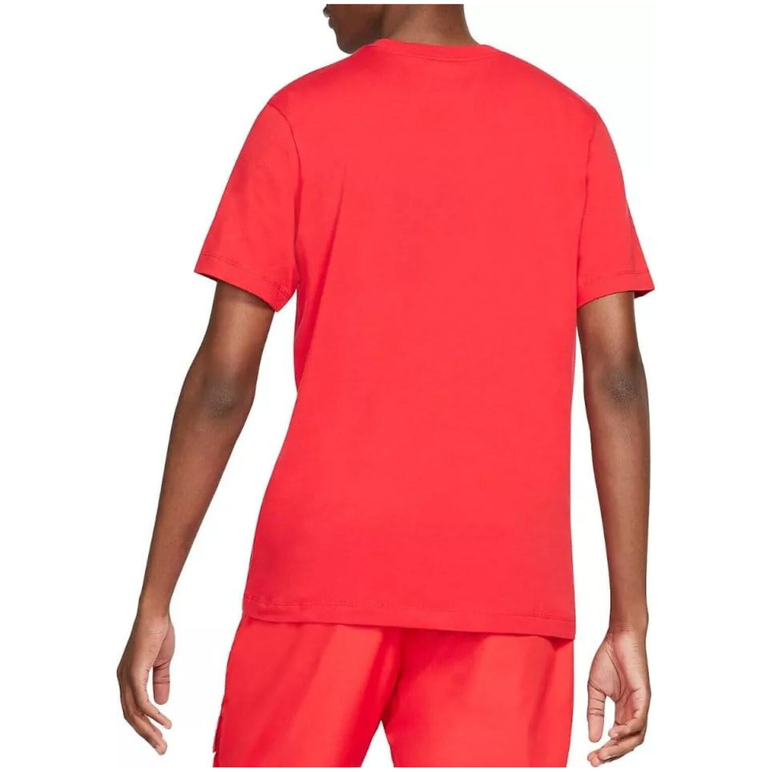 T-shirt Nike Icon Swoosh, Rood, Mannen 3/4