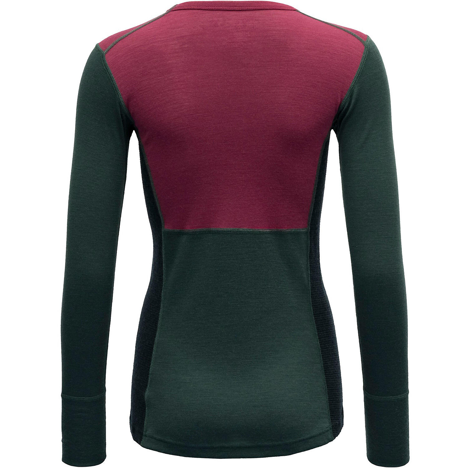 Sous-vêtement Devold Lauparen Merino 190 manches longues Femme bleu/rouge 2/5