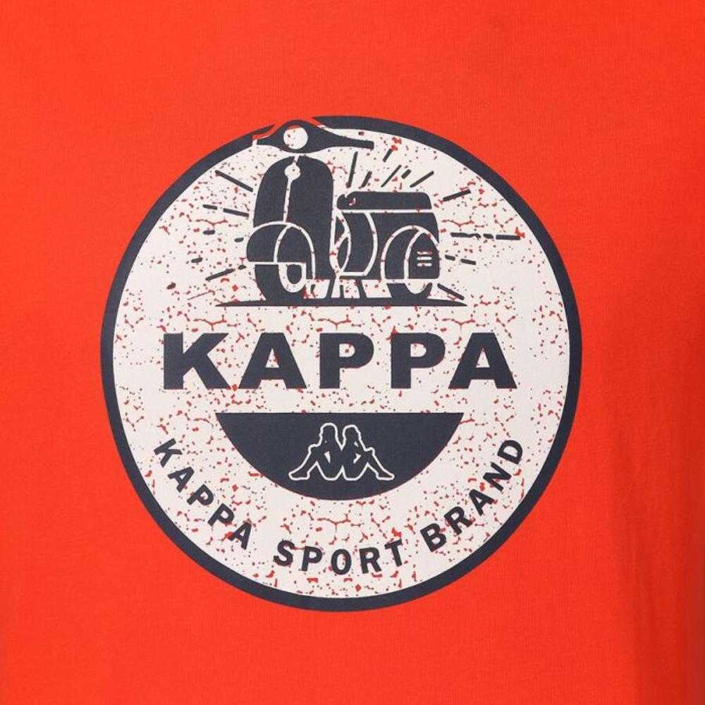 CAMISETA DE GIMNASIA DE ALGODÓN NARANJA PARA HOMBRE TISCOUT 4/5