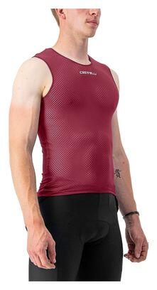CASTELLI Ärmelloses Unterhemd Castelli Pro Mesh 2.0 Bordeaux