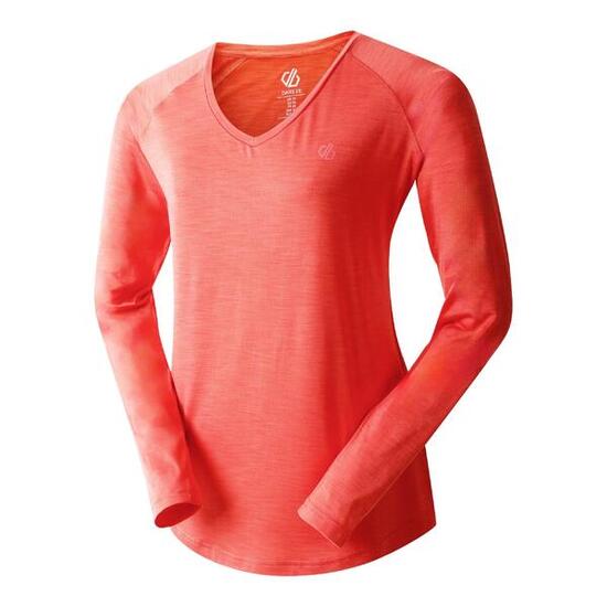 T Shirts Et Chemises Femme - Dare2B Discernible Tee LONG W - Peach Bloom