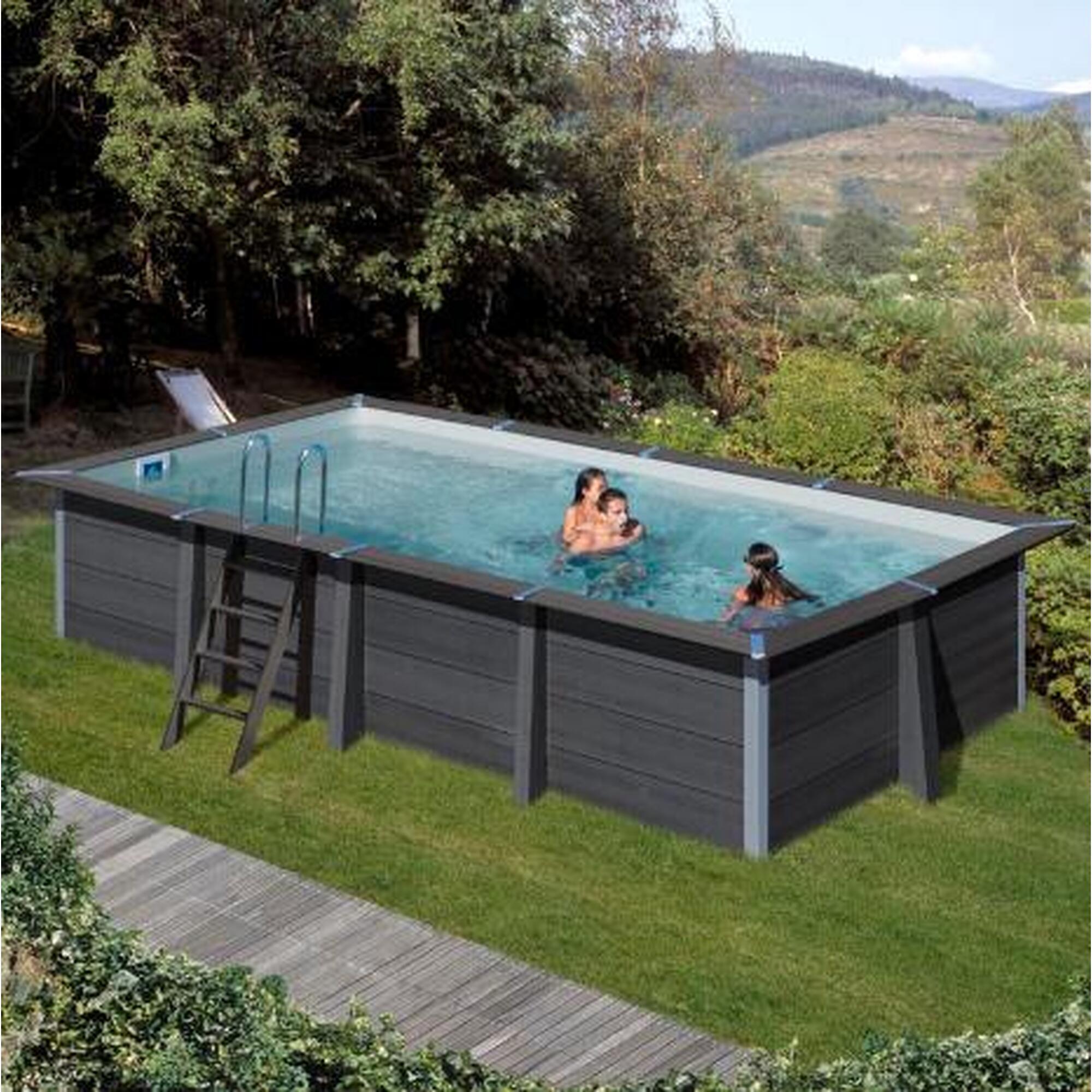 Gre - Piscine Composite Avantgarde 606 X 326 X 124 Cm Led Rectangulaire - Piscine - Taille Unique - Decathlon