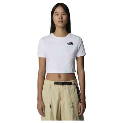 T-shirt met korte mouwen the north face model nf0a55aofn41 voor vrouwen