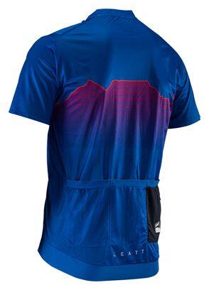 Maglia Leatt Trail 3.0 a maniche corte blu 5/6