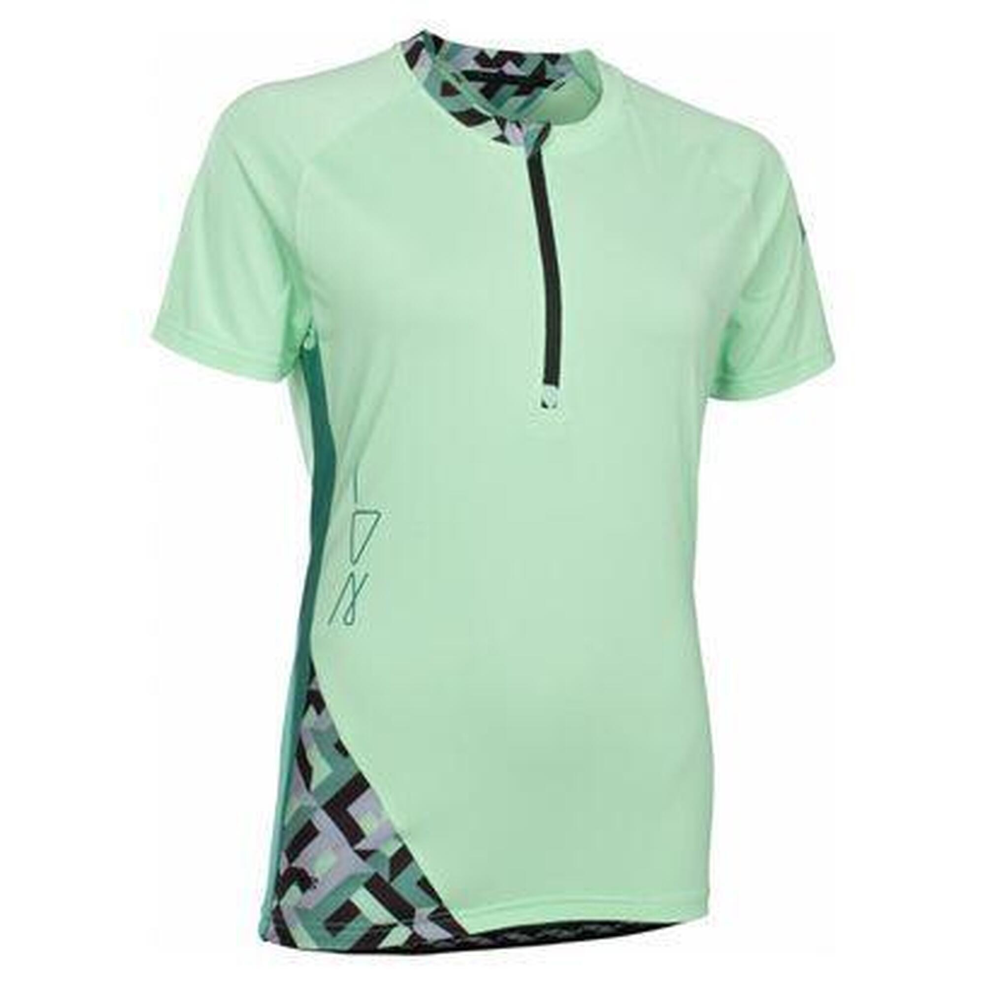 Ion - T-shirt Manches Courtes Femme Demi-zip Ion Traze Vert - Maillot Manches Longues - Vert - 36 Xs - Decathlon