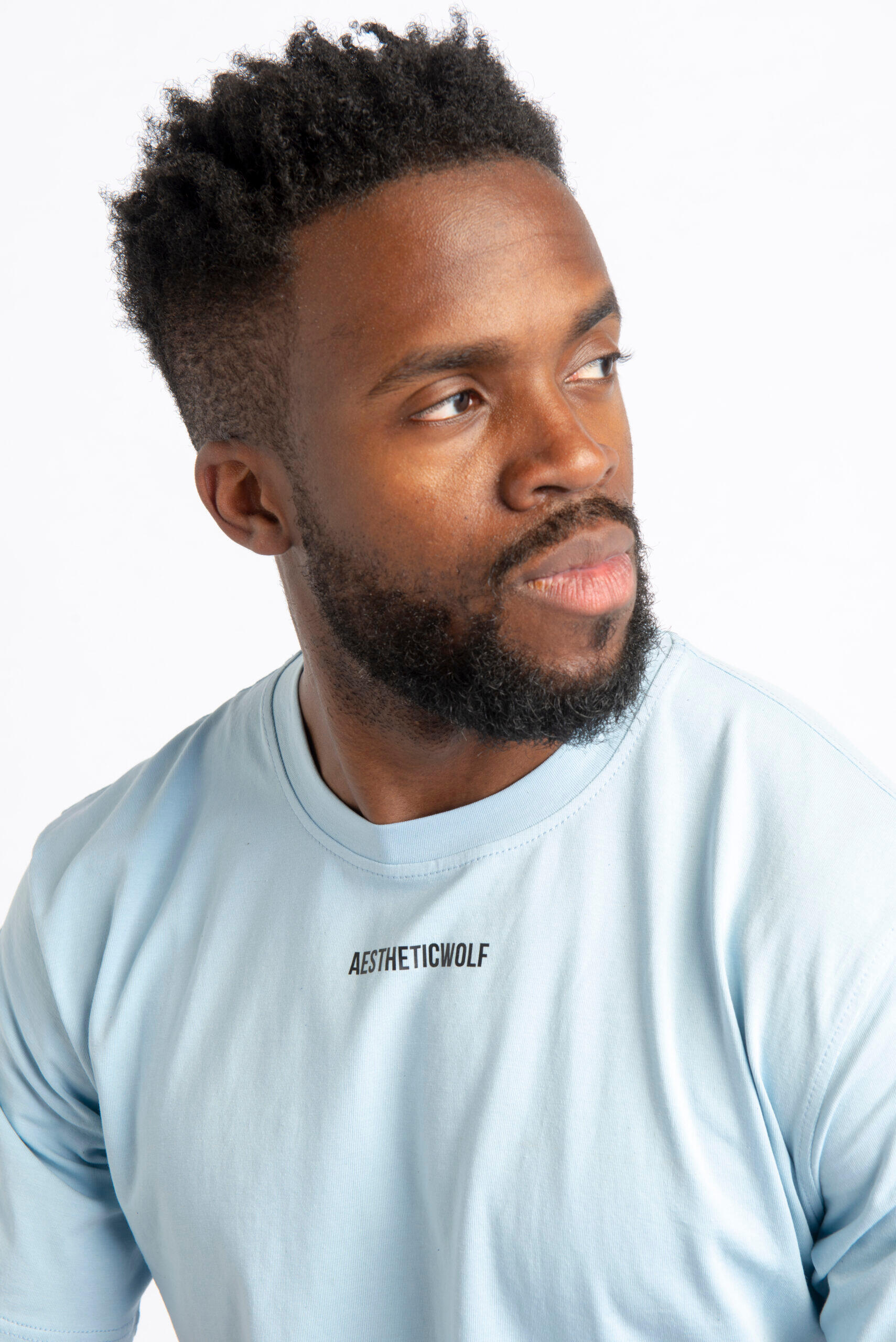 Core Scoop T-shirt Fitness- Homme - Bleu Layette 2/4