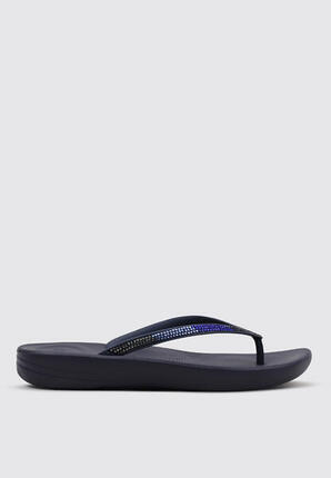 Sandale Surf Femme Fitflop IQUSHION OM BRE SPARKLE FLIP - FLOP S Marin