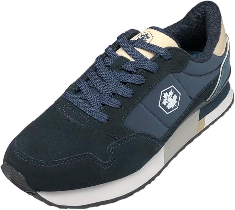 Sneakers uomo lumberjack blu 4/4