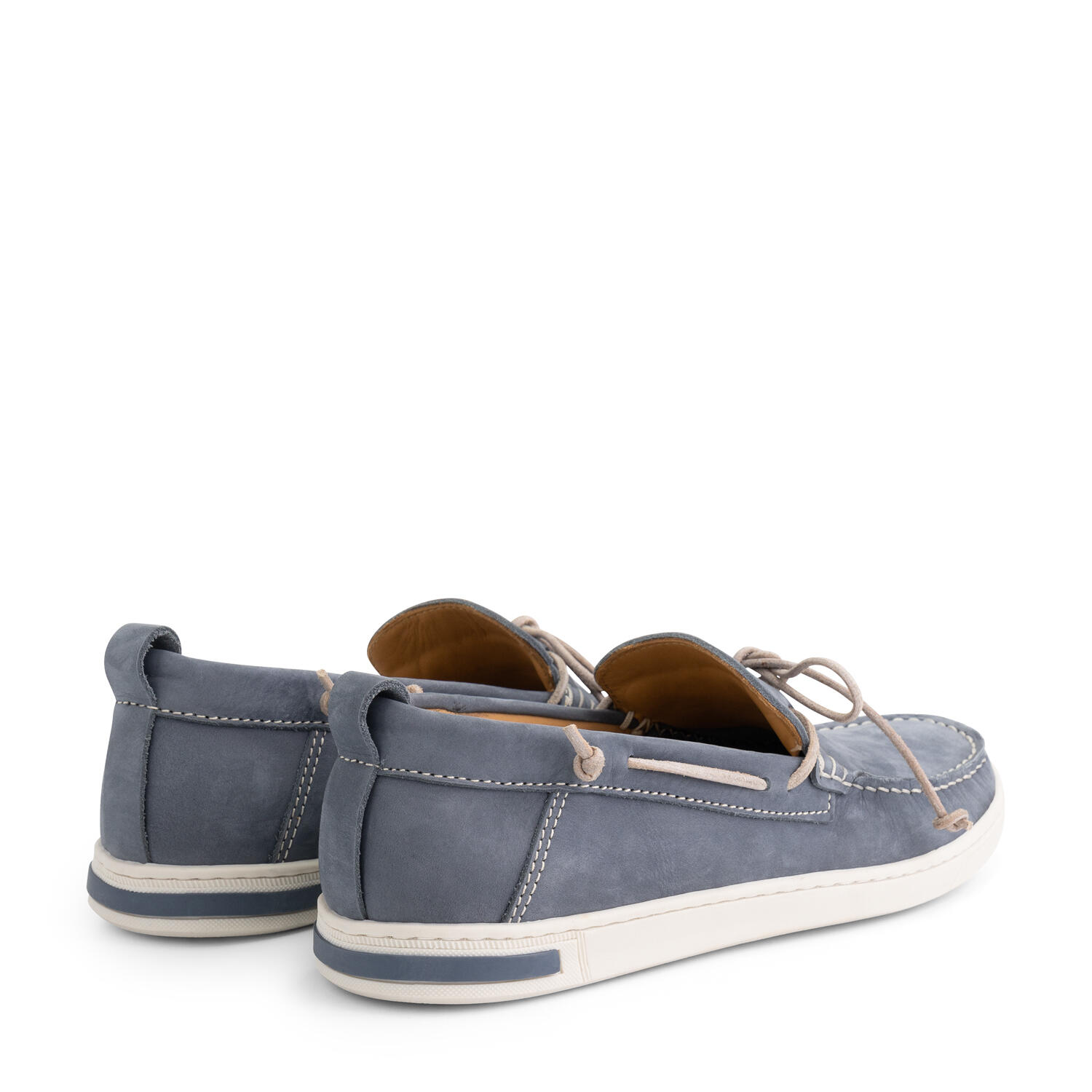 Falmouth Homme - Chaussures bateau - Nubuck - Bleu 2/7