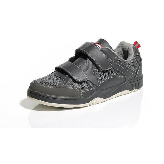 Compass Herren-Bootsschuh mit Klettverschluss in grau