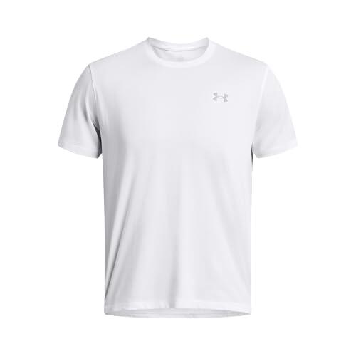 T-shirt running uomo Under Armour Streaker bianco taglia S