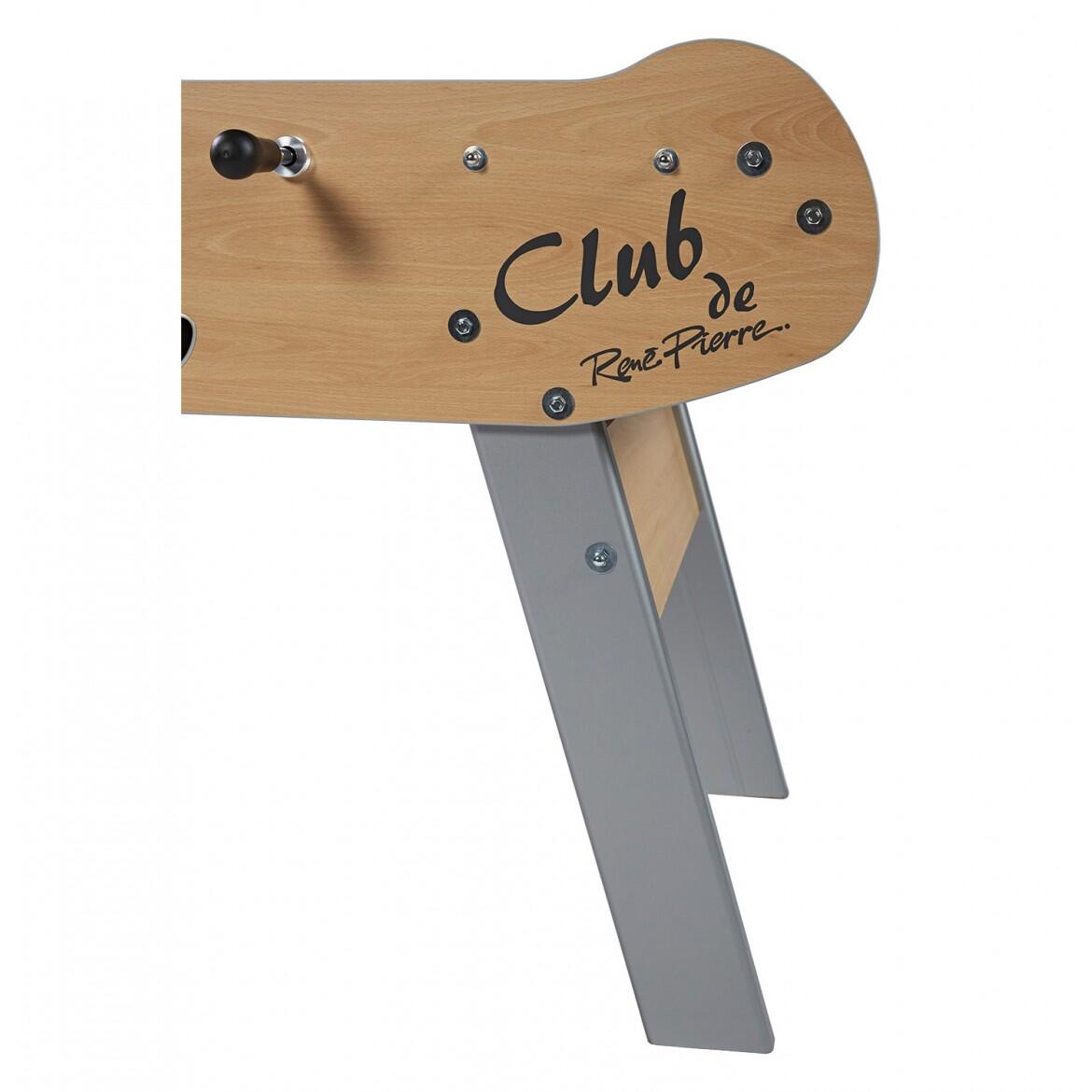 Baby Foot Club - Fabrication française - L153 x l105x H95 - HETRE-Gris 2/5