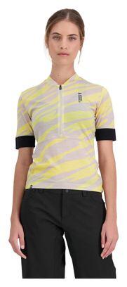 Damen Mons Royale Cadence Merino Half Zip Trikot Gelb