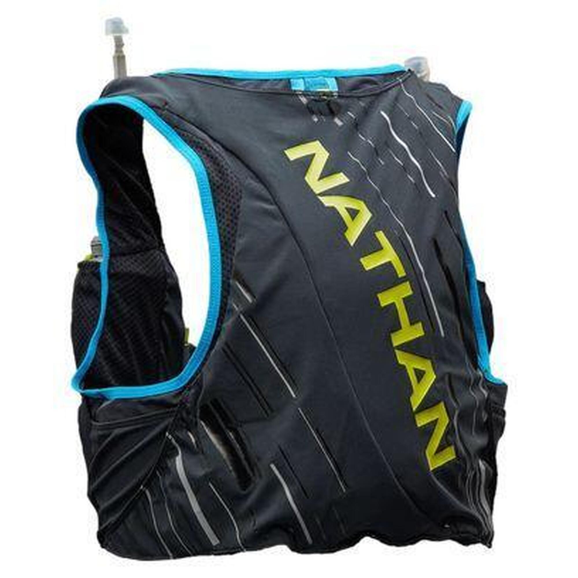 Nathan - Gilet Hydratation Nathan Pinnacle 4 Noir/vert - Gilet De Running - Multicolore|vert - 40 M - Decathlon