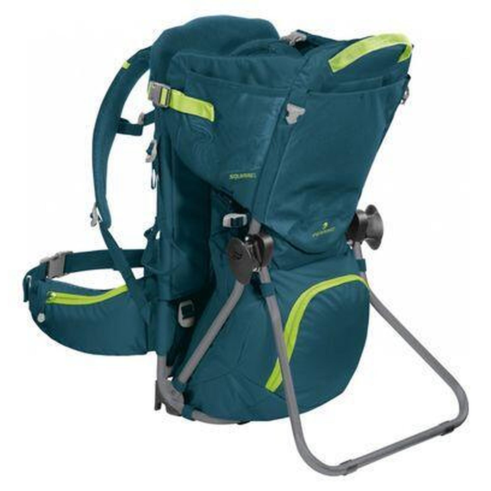 Ferrino - Sac À Dos Porte-bébé Ferrino Squirrel Bleu - Sac À Dos - Bleu|vert - Taille Unique - Decathlon